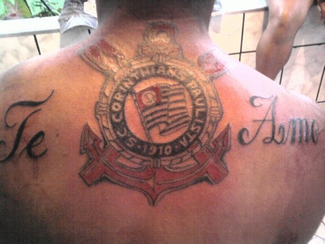 Tatuagem do Corinthians do Celao