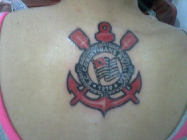 Tatuagem do Corinthians da Cinthia