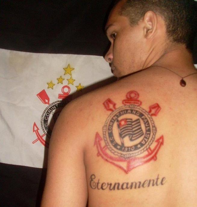 Tatuagem do Corinthians do Claudio