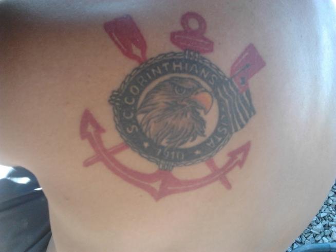 Tatuagem do Corinthians do Clvis