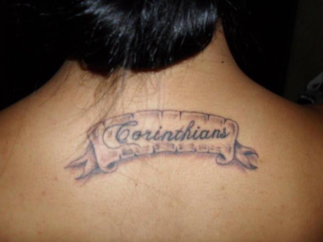 Tatuagem do Corinthians da Criiss