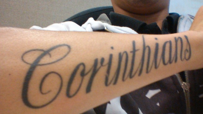 Tatuagem do Corinthians do DABSON