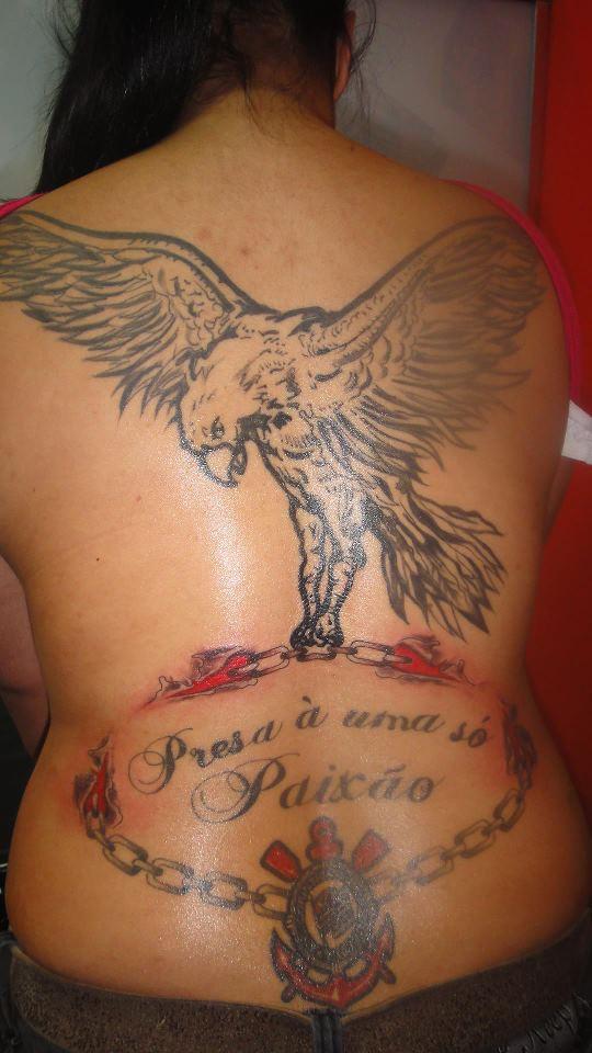 Tatuagem do Corinthians da Daniella