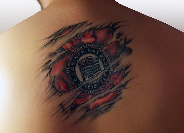 Tatuagem do Corinthians do Danilo