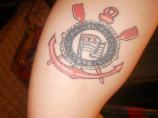 Tatuagem do Corinthians do Diego