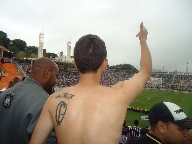 Tatuagem do Corinthians do Diogo