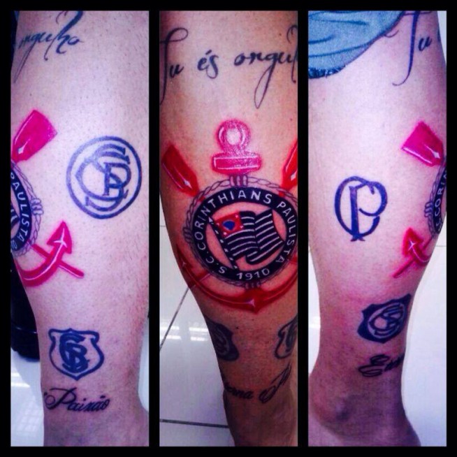 Tatuagem do Corinthians do Elder