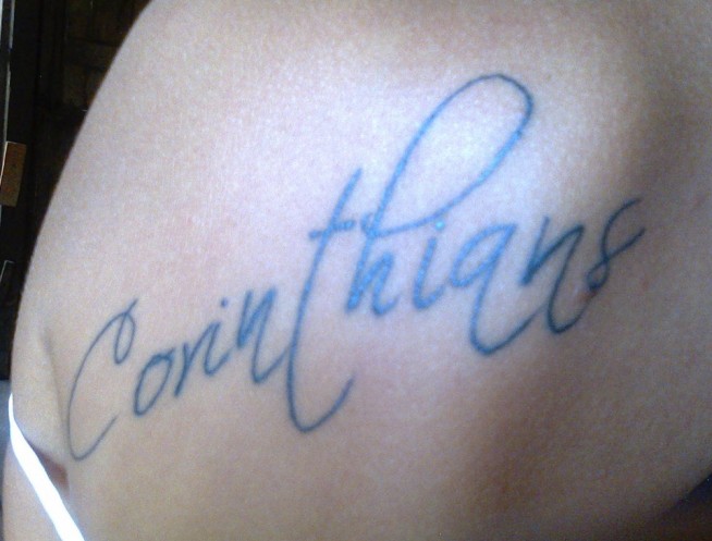Tatuagem do Corinthians da Eloana