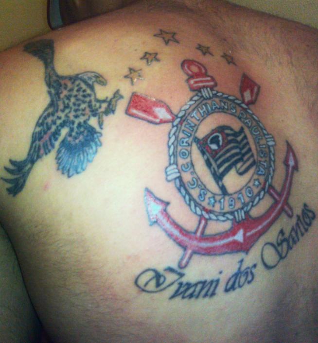 Tatuagem do Corinthians do Emanuel