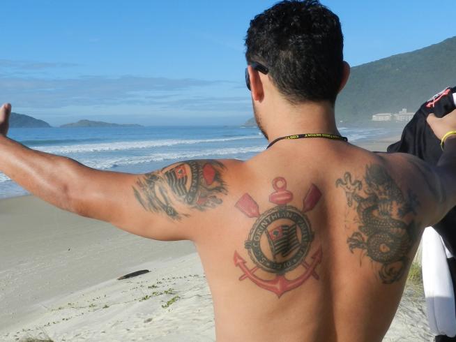 Tatuagem do Corinthians do Emerson