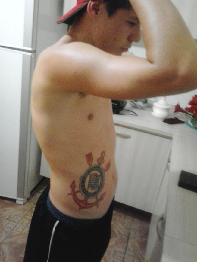 Tatuagem do Corinthians do Emerson