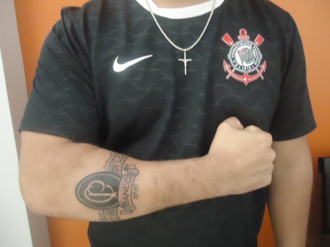 Tatuagem do Corinthians do Eric