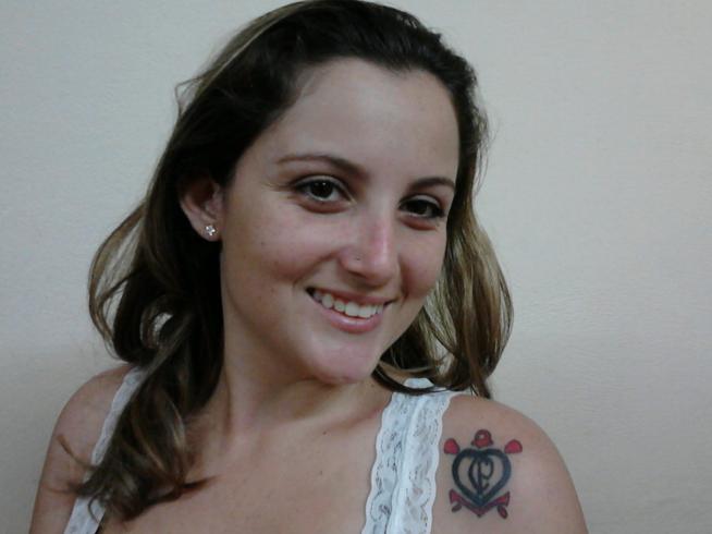 Tatuagem do Corinthians da rica
