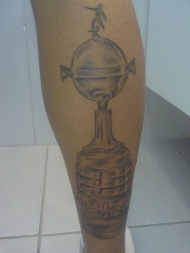 Tatuagem do Corinthians do EVERTON