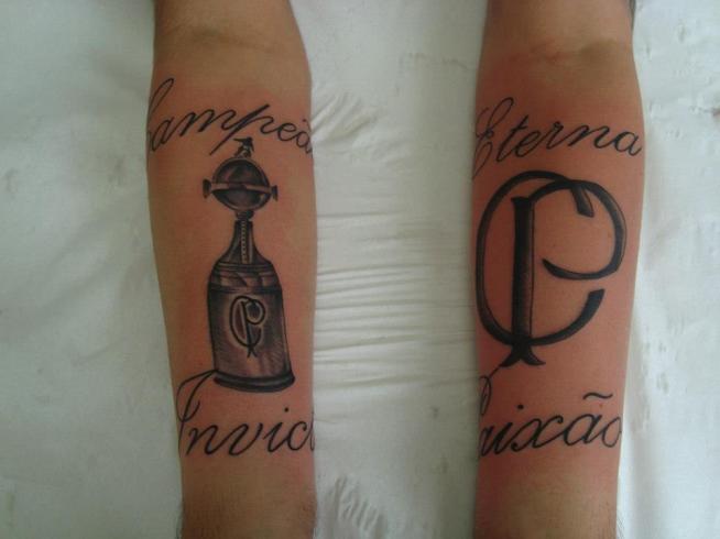 Tatuagem do Corinthians da Fabiana
