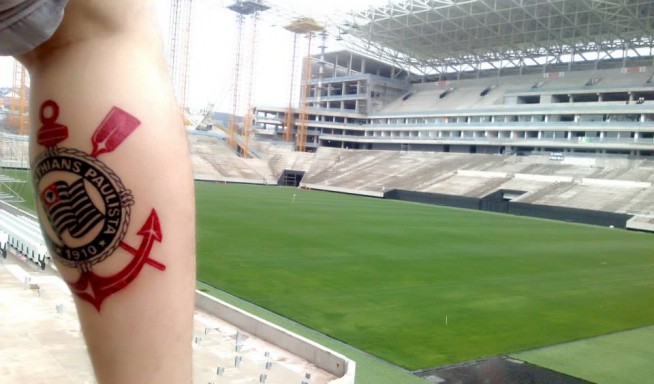 Tatuagem do Corinthians do F�bio