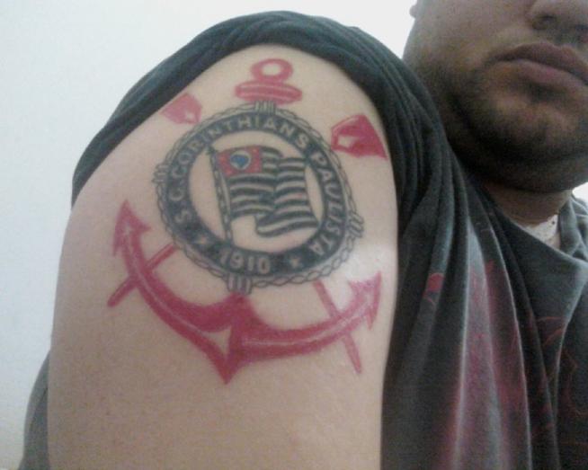 Tatuagem do Corinthians do FABIO