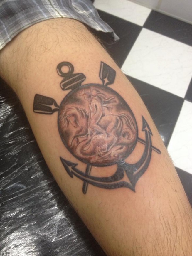 Tatuagem do Corinthians do Felipe