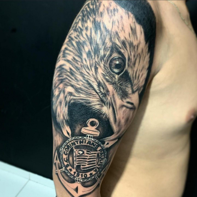 Tatuagem do Corinthians do FERNANDO