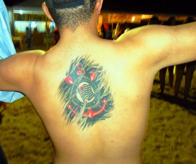 Tatuagem do Corinthians do Fernando