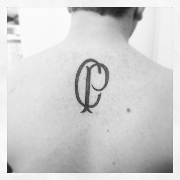 Tatuagem do Corinthians do Gabriel