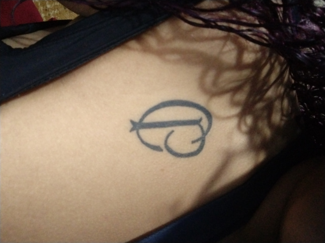 Tatuagem do Corinthians da Gabrielly