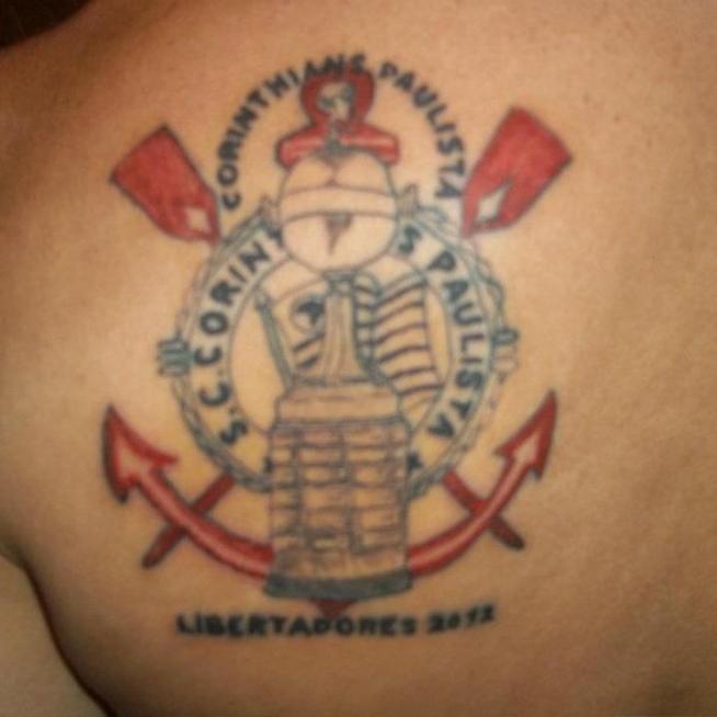 Tatuagem do Corinthians do Gilberto