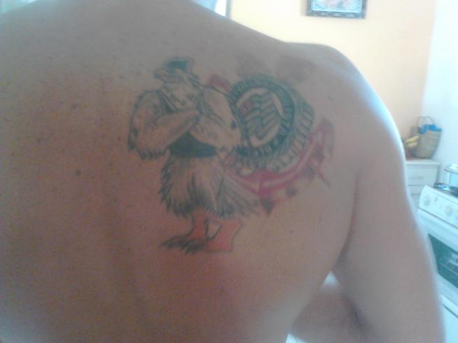 Tatuagem do Corinthians do Guilherme