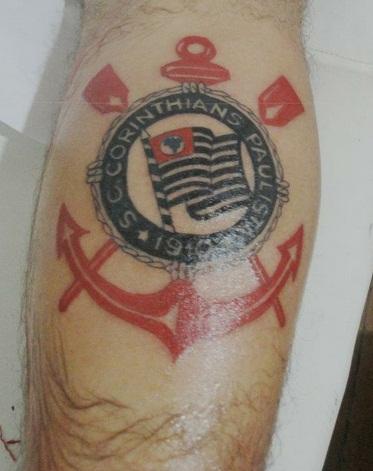 Tatuagem do Corinthians do Gustavo