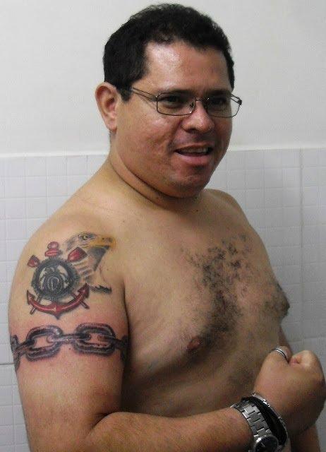 Tatuagem do Corinthians do Heliomar
