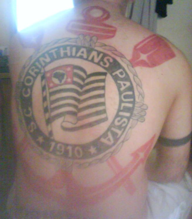 Tatuagem do Corinthians do Helson