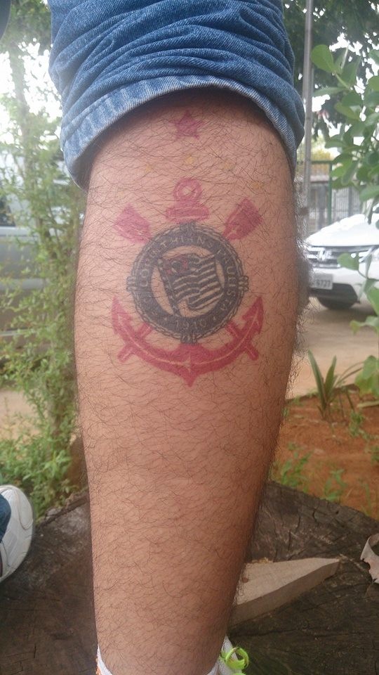 Tatuagem do Corinthians do HUGO
