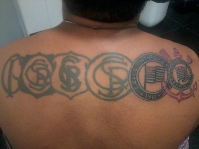 Tatuagem do Corinthians do Izaiasccp