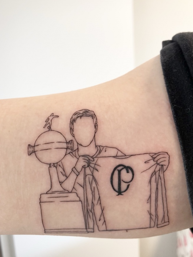 Tatuagem do Corinthians do Jean