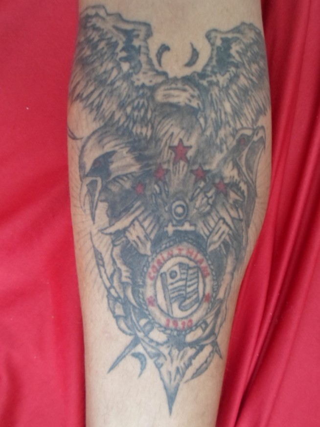 Tatuagem do Corinthians do Jeferson