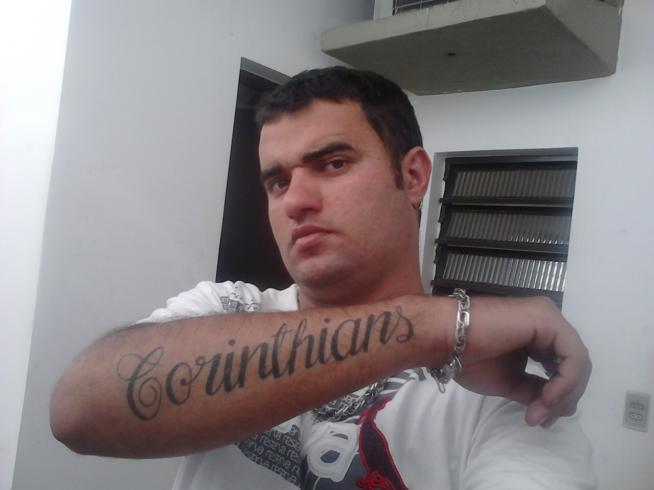 Tatuagem do Corinthians do Jefferson