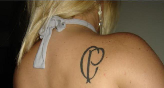 Tatuagem do Corinthians da J�ssica
