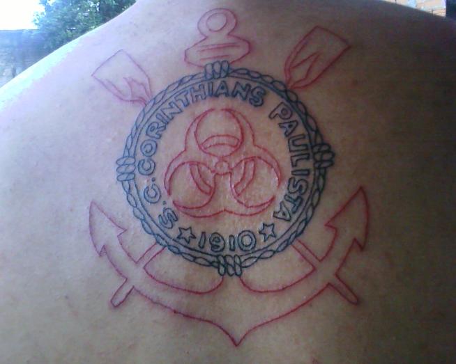 Tatuagem do Corinthians do jeziel