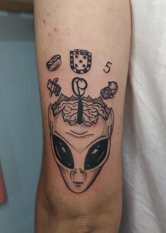 Tatuagem do Corinthians do Jo�o Paulo