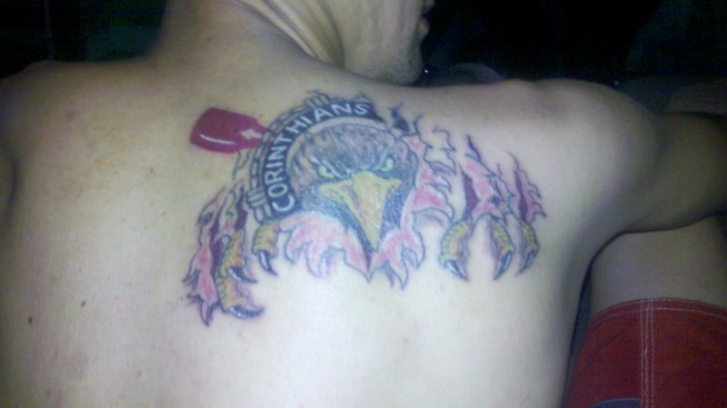 Tatuagem do Corinthians do jose