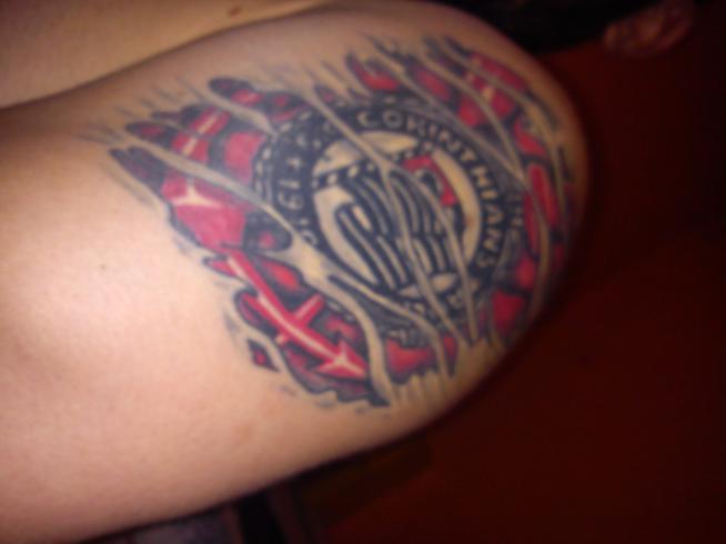 Tatuagem do Corinthians do Jose Guilherme