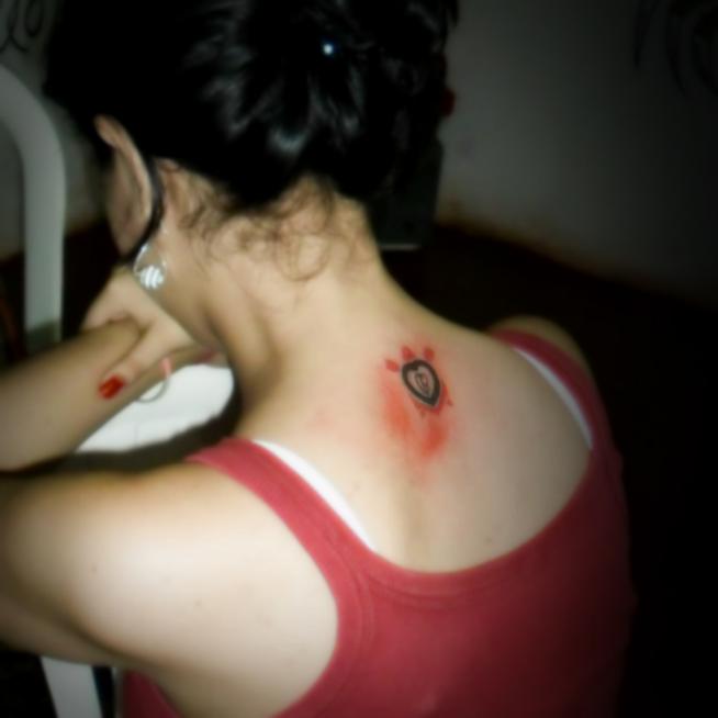 Tatuagem do Corinthians da Josi
