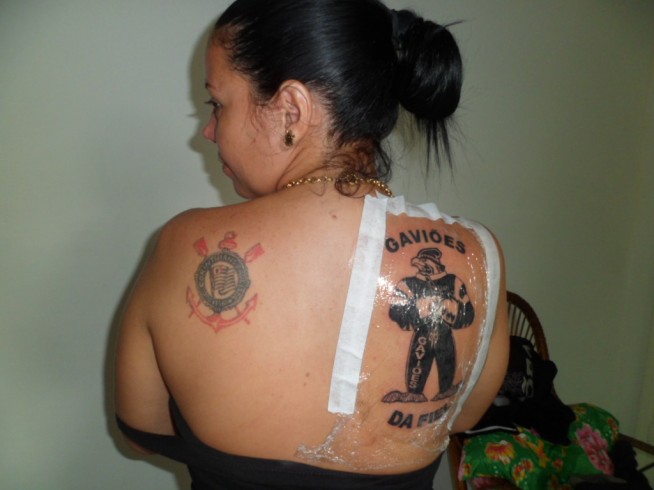 Tatuagem do Corinthians da jurema