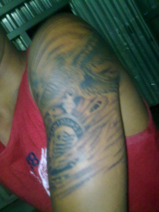 Tatuagem do Corinthians do Kle