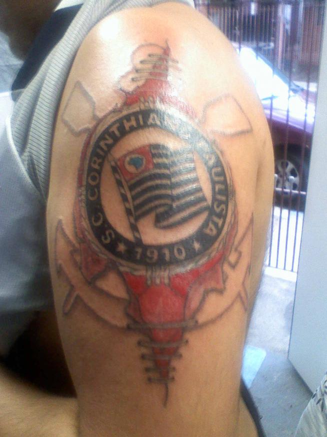 Tatuagem do Corinthians do l.