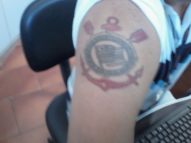Tatuagem do Corinthians do Leandro Rebouas Palma