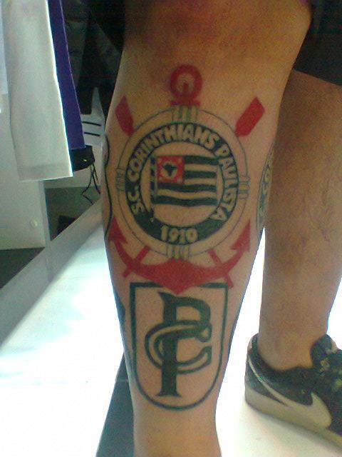 Tatuagem do Corinthians do lucas