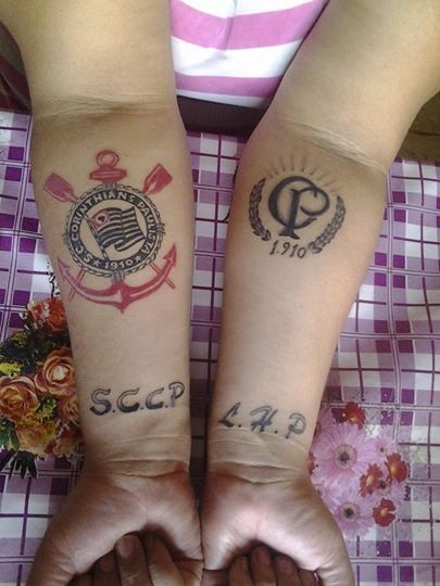 Tatuagem do Corinthians da Luh