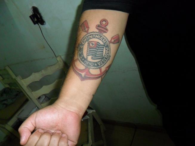 Tatuagem do Corinthians do MAGNUM