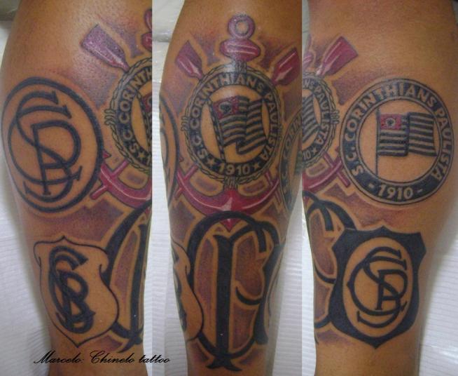 Tatuagem do Corinthians do Marcelo